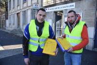 Les Gilets jaunes de Saint-Just-Malmont remettent leur pétition