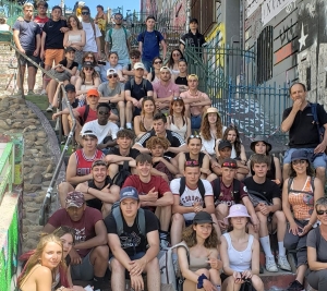 Des élèves du lycée Charles-et-Adrien-Dupuy en visite à Marseille