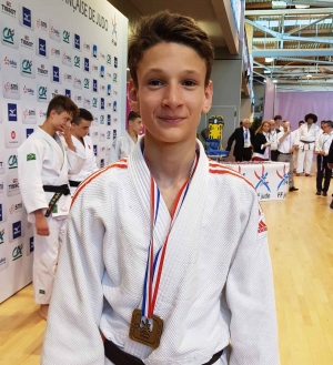 Pont-Salomon : le judoka Enzo Scellers sur le podium des championnats de France