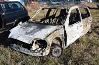 Une voiture volée à Saint-Etienne, retrouvée brûlée sur un parking à Dunières