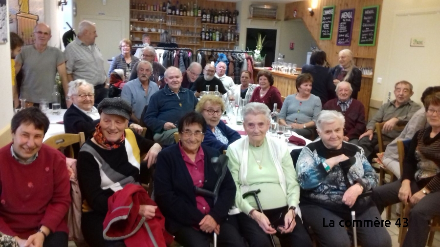 Freycenet-la-Tour : les aînés réunis autour d'un repas - La Commère 43