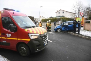 Monistrol-sur-Loire : une blessée après une collision à un carrefour