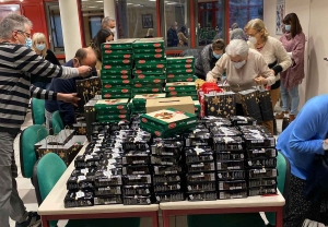 Bas-en-Basset : les colis de Noël prêts à être distribués aux aînés