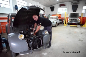Beauzac : un garage automobile spécialisé dans l&#039;entretien et la restauration des « anciennes »