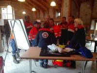 La Protection Civile en manœuvre à Intres et Saint-Julien-de-Boutières