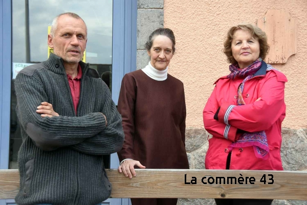 Pierre Rousset, Dominique Bard et Christiane Rousset.||