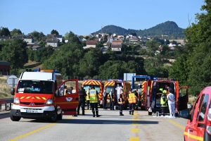 Nouveau choc frontal sur la RN88 à Yssingeaux : six blessés dont deux en urgence absolue