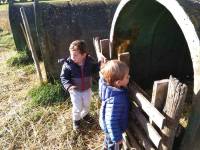 Bas-en-Basset : les bambins de la crèche visitent une ferme