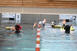 Au Puy-en-Velay, des nageurs qui ne manquent pas d&#039;air