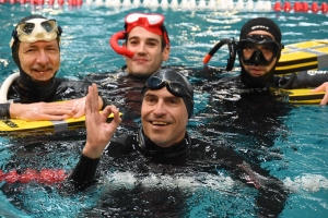Au Puy-en-Velay, des nageurs qui ne manquent pas d'air