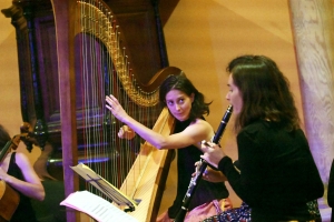 Nathalie Cornevin et Elsa Loubaton à la clarinette