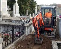 Grazac : des travaux s&#039;enchaînent au cimetière