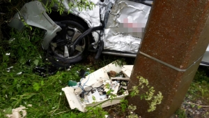 Saint-Agrève : un véhicule retrouvé accidenté dans une haie au petit matin