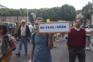 Les opposants au pass sanitaire persistent et signent au Puy-en-Velay