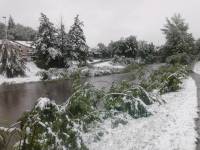 De la neige et de la casse au Puy-en-velay