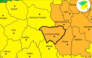 Orages : la Haute-Loire, la Loire et l&#039;Ardèche en vigilance orange