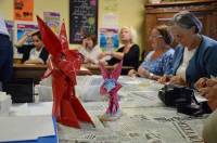 Araules : un atelier origami au restaurant de Recharinges