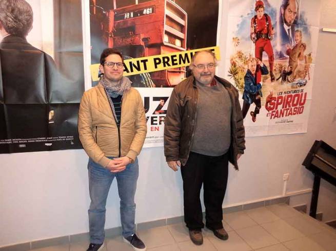 Arnaud Fournier-Montgieux, réalisateur avec Guy Daurat de l&#039;association du cinéma de Tence.|||