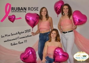 Miss Saint-Agrève et Bon Air-Bon Art apportent leur contribution à Octobre rose