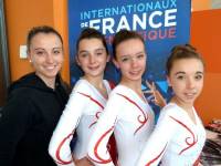 Aérobic : trois gymnastes yssingelaises 17e aux championnats de France