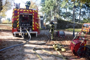 Monistrol-sur-Loire : un lave-linge déclenche un incendie dans la cave d&#039;une maison dans le parc du château