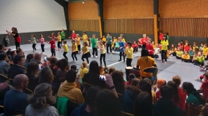Saint-Didier-en-Velay : les écoliers de Françoise-Dolto dansent l&#039;Afrique