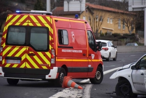 Aurec-sur-Loire : deux accidents mercredi matin sur la route de Firminy à cause du verglas