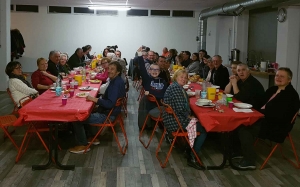 Saint-Just-Malmont : une soixantaine de convives au repas des Fauvilloux