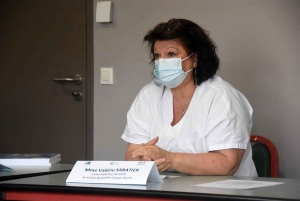 Valérie Sabatier, cadre supérieur de santé à l&#039;hôpital d&#039;Yssingeaux
