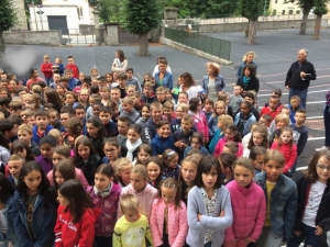 Yssingeaux : une rentrée en chansons à l&#039;école Jean-de-la-Fontaine