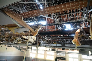 Après l&#039;incendie du gymnase Massot, les panneaux photovoltaïques débranchés au Puy-en-Velay