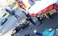 Saint-Etienne : une moto percute une voiture à un carrefour
