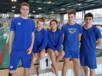 Natation : cinq nageurs à leur aise à Clermont