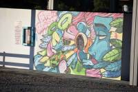 Bas-en-Basset : une oeuvre en graff à la piscine municipale