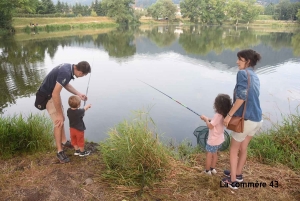 Des initiations à la pêche jusqu'à fin août en Haute-Loire