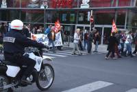 Entre 500 et 1000 manifestants au Puy contre la loi Travail. Photo Lucien Soyère