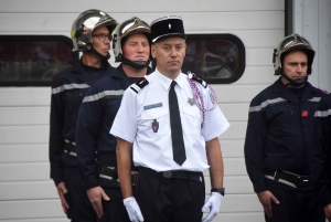 Montfaucon-en-Velay : le nouveau chef installé et des promotions chez les pompiers