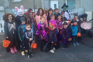 Saint-Maurice-de-Lignon : les enfants de &quot;Loucéa&quot; fêtent Halloween
