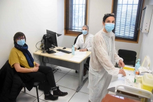 Monistrol-sur-Loire : 115 professionnels de santé vaccinés ce samedi au centre éphémère