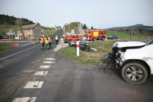 Le Mazet-Saint-Voy : deux blessés dont un grave dans une collision au carrefour de la Détourbe