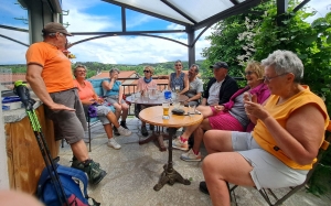 Monistrol-sur-Loire : le club de randonnée au Domaine du Sauvage