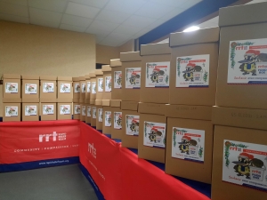 Le Chambon-sur-Lignon : une nouvelle livraison de foodbox de RRT à la Banque alimentaire