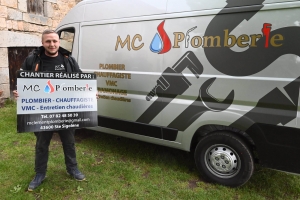 Sainte-Sigolène : MC Plomberie fête ses 3 ans et développe ses services