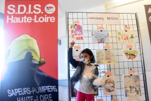 Onze primés au concours de dessins organisé par les pompiers de Haute-Loire