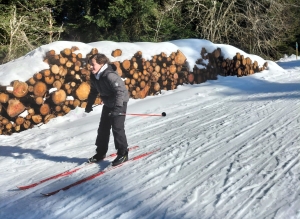 Saint-Didier-en-Velay : les collégiens de Roger-Ruel en ski et sous le soleil dans le Meygal