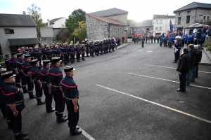 Saint-Jeures : Vincent Valentin officiellement installé à la tête des pompiers