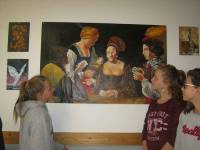Le Chambon-sur-Lignon : une galerie de peintures au collège du Lignon