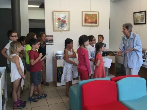 Chambon-sur-Lignon : Nuria Besset a guidé les enfants sur les chemins de l&#039;art