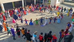 Saint-Just-Malmont : Mardi gras à l’école Don Bosco avec les enfants de la crèche