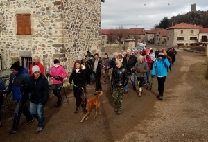 Roche-en-Régnier : 40 marcheurs à la première randonnée de l&#039;année des Barons